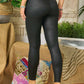 CURVY SIZE FAUX LEATHER LEGGINGS