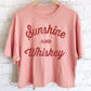 SUNSHINE AND WHISKEY GRAPHIC LONG CROP TOP
