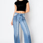 TUMMY CONTROL 90'S VINTAGE HIGH RISE STRETCH FLARED JEANS