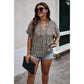 Floral Short Casual Blouse