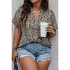 Floral Short Casual Blouse