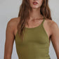 Seamless Sleeveless Halter Neck Top