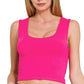 Double Layered Cropped Tank Top