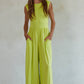 Sleeveless Open Back Jumpsuit