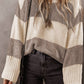 Colorblock Loose Pullover Sweater