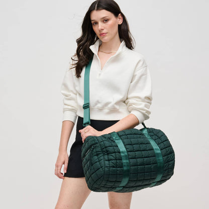 Quilted Puffer Nylon Duffel