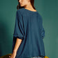 Solid Oversized Top