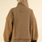 Contrast Henley Sweatshirt