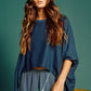 Solid Oversized Top