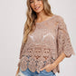 CROCHET LACE TOP