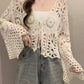 Bohemian Crochet Knit Cover-Up