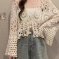 Bohemian Crochet Knit Cover-Up
