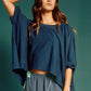 Solid Oversized Top