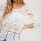 CROCHET LACE TOP