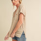 Zoie V-Neck Short Sleeve Top