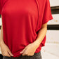 Curvy Knit Poncho Top