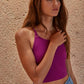 Seamless Sleeveless Halter Neck Top
