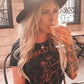 Whiskey Bent hellbound regular Cropped Acid wash T-shirt