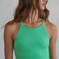 Seamless Sleeveless Halter Neck Top
