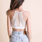 Racerback Patch Seamless Bralette