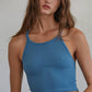 Seamless Sleeveless Halter Neck Top