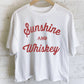 SUNSHINE AND WHISKEY GRAPHIC LONG CROP TOP