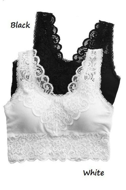 Curvy Padded Lace Bralette
