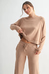 Brushed Hacci Lounge Pullover