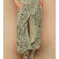 Embroidered Detail Designer Pants