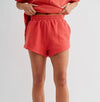Red Sweat Shorts