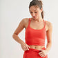 Criss Cross Back Sports Bra