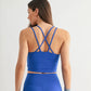 Criss Cross Back Sports Bra