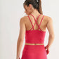 Criss Cross Back Sports Bra
