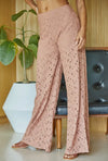 Peach High Rise Pant