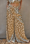Animal Print high rise pant