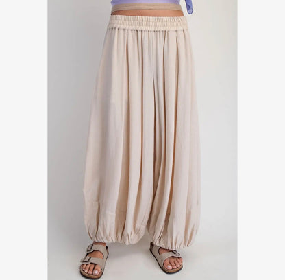 Balloon Linen Pant