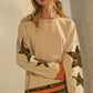 Colorblock Camo Top Curvy
