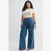 Curvy High Rise Side Panel Pant