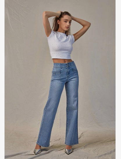 High Rise Wide Leg