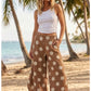 Polka Dot Washed Tulip Pants