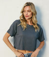 Short Sleeve Crop Basic T