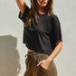 Short Sleeve Crop Basic T
