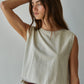 Beige Muscle Tank