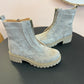 Grey Suede Boot