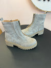 Grey Suede Boot