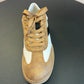 Camel and Black Tennis Shoe