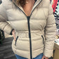 Belted Padding Hood Jacket