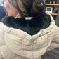 Belted Padding Hood Jacket
