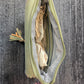 green cross body purse