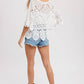 CROCHET LACE TOP